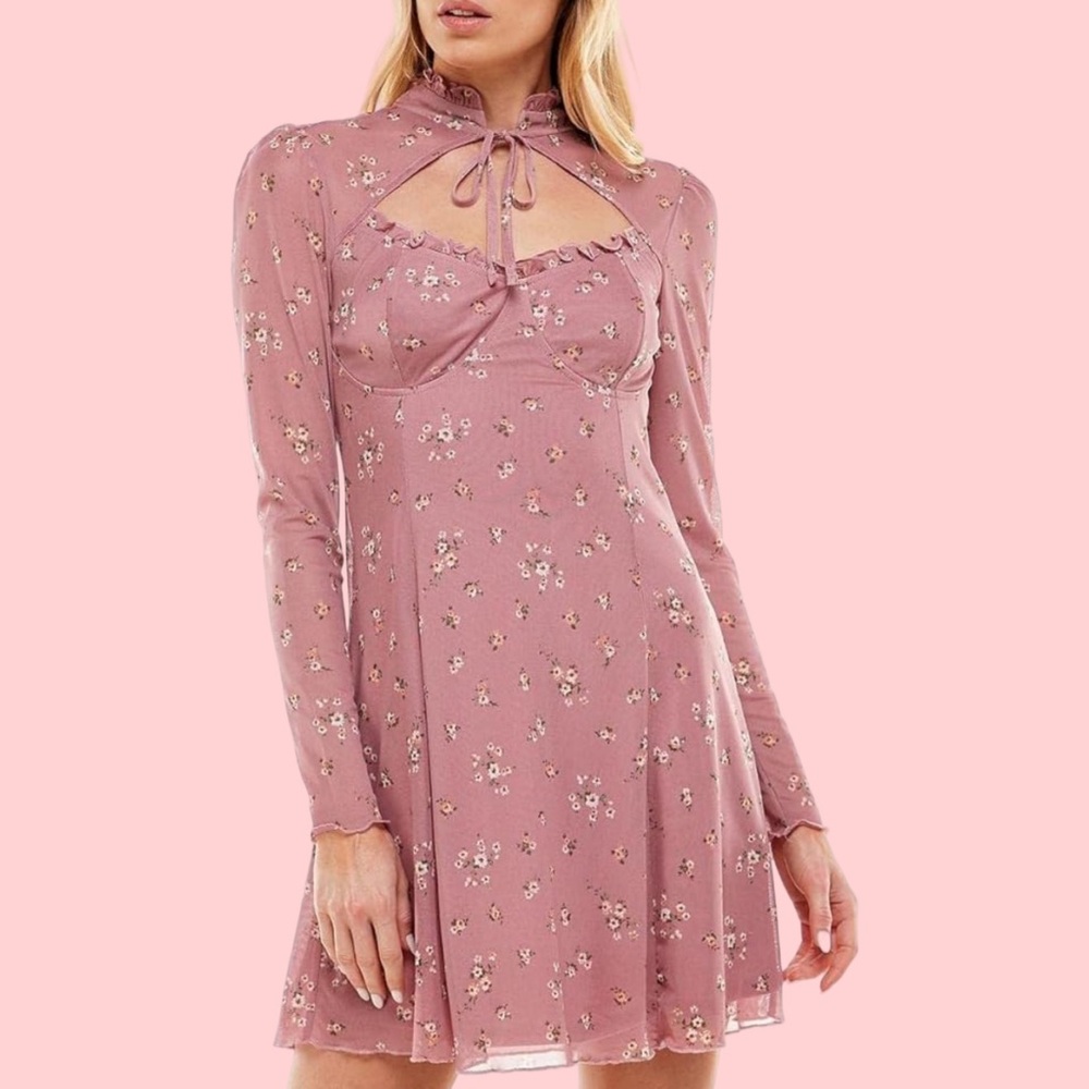 Cottage core mini dress